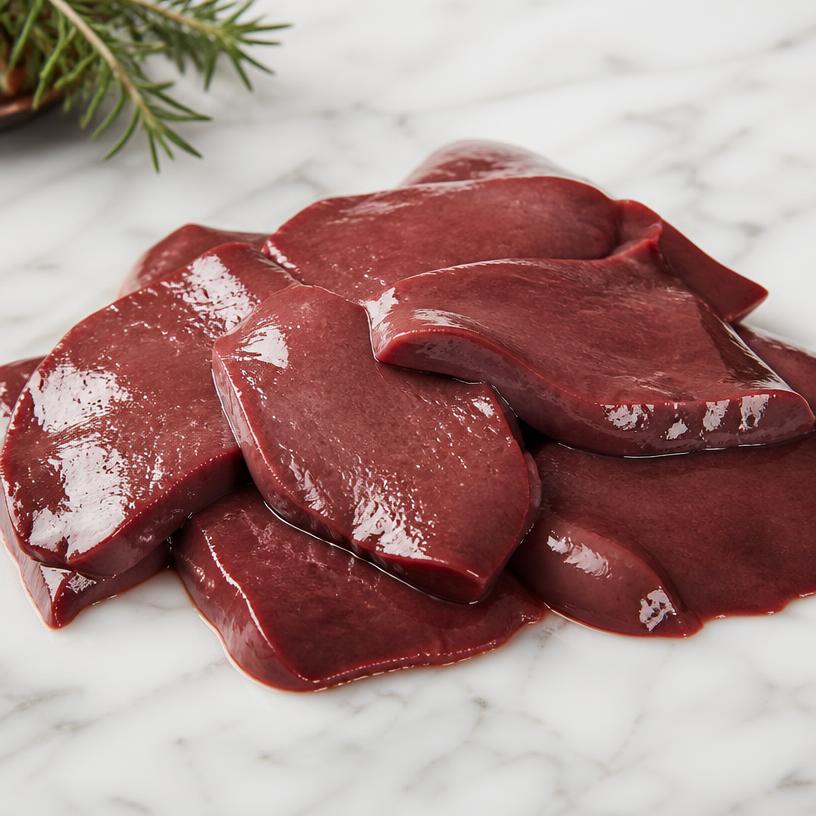 Liver — cow product at Boucherie Mar Jerjis